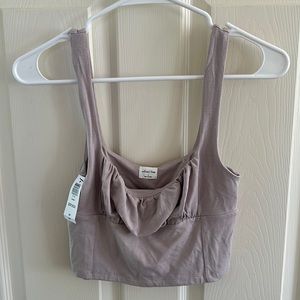 Aritzia Wilfred Free Orbit Top in Munro Mauve